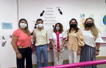 Bruno García y Auxi Izquierdo visitan el CAIT de Rota