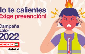 Comisiones Obreras inicia una campaña contra los golpes de calor