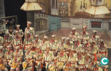 El coro 'Los babeta' durante una de sus actuaciones en este COAC 2022