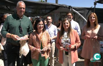 Carolina Darias junto a Irene García y Juan Carlos Ruiz Boix