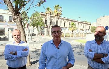 Manuel Gavira, junto a Guillermo Marchante e Ignacio Soto