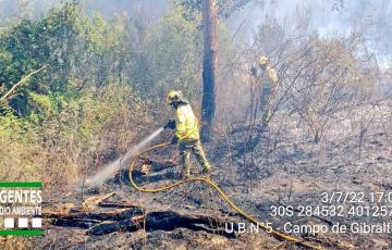 Desde el Infoca se pide precaución en las zonas verdes