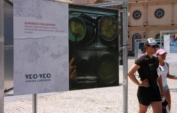 Panel que conforma la exposición Veo Veo