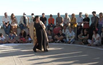 María Moreno en su 'work in progress'