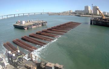 Compuerta del dique cuatro