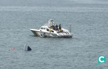 La embarcación hundida