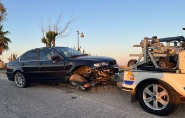 Detenido en Cádiz un conductor por duplicar la tasa de alcoholemia tras un accidente