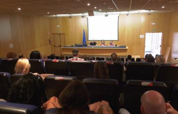 La clausura de los cursos de formación se ha celebrado en el salón del actos del IFEF