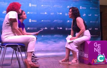 Un momento de la actividad “Casting por la igualdad”, que ha tenido lugar en el Centro de interpretación del vino y la sal