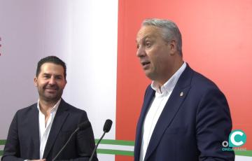 Juan Carlos Ruiz Boix compareciendo en rueda de prensa