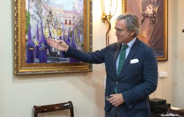 El comunicador fue hermano mayor de la cofradía de Ecce Homo