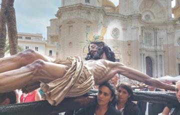 La imagen ha presidido los actos de la Exaltación de la Santa Cruz