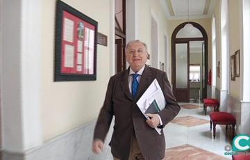 José Blas Fernández durante su etapa como concejal