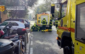 Imagen de efectivos del cuerpo de Bomberos 