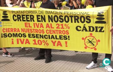 Manifestación profesionales de la imagen personal