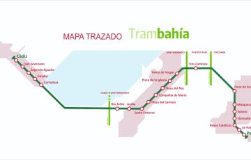 Trazado del tranvía