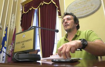 El alcalde de Cádiz, José María González, durante la presentación del plan de inversiones del remanente de tesorería