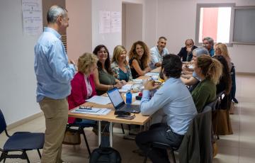 La reunión institucional se llevo a cabo  en el Centro Tierra de Todos