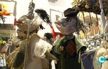 En la modalidad de pescado el primer premio correspondió a Sergio Vila Porquicho (puesto nº 156) con “La Coronación Cangrejera”