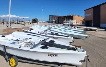 Algunas de las embarcaciones en Elcano 