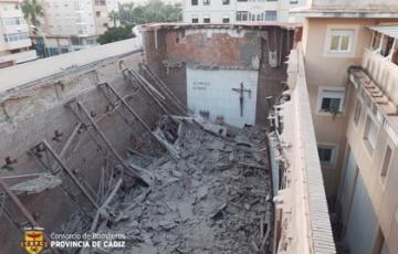 Los trabajos de desescombro se de alargarán 2 semanas 