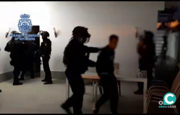 Imagen de uno de los 19 registros que simultáneamente se efectuaron en el marco de la 'Operación Bocata'