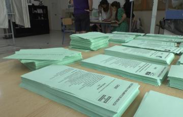 Papeletas de las pasadas elecciones 