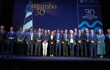 Imagen del encuentro organizado por Puertos del Estado para celebrar su 30º aniversario en el que se abordó el marco estratégico hasta 2030