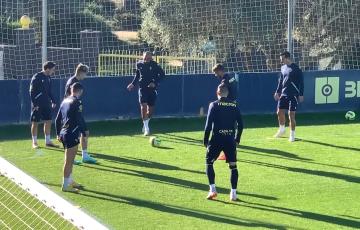 Fali durante el entrenamiento en el Rosal 