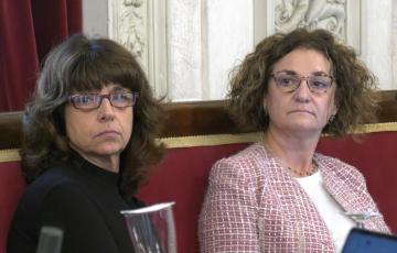 Las concejalas de Ciudadanos en el pasado pleno
