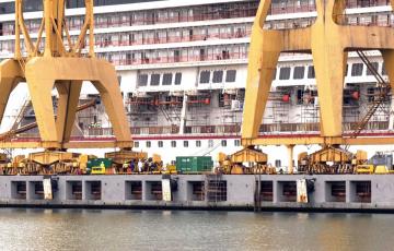 El astillero de Cádiz comenzará 2023 con nuevos encargos en reparación de cruceros