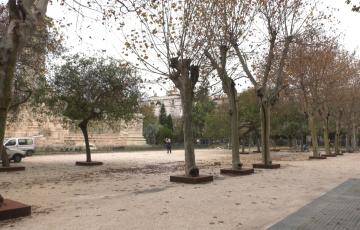 La reformada Plaza de España, pendiente de algunos arreglos 