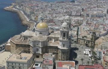 Vistas aéreas de Cádiz