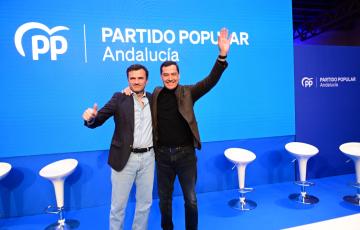 Bruno García ha recibido el respaldo del presidente de la Junta, Juanma Moreno