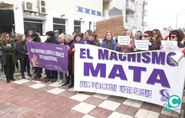 Imagen de la concentración en Valdelagrana