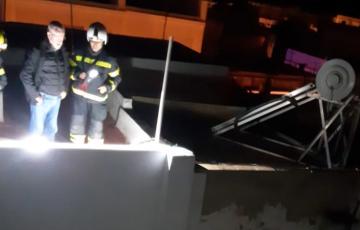  Derrumbe esta noche en un edificio sin habitar en la calle San José