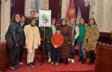 Presentación de la mascota de las Olimpiadas Escolares
