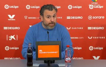 Sergio González: "Hay una tarjeta amarilla a Lamela muy clara".