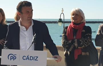 Bruno García en su presentación como candidato 