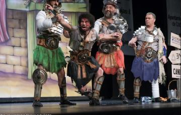 El cuarteto “Escuela taller de gladiadores El Pópulo“