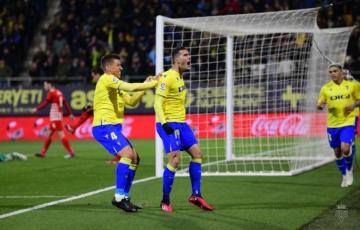 2-0 El Cádiz CF sentencia al Girona FC en 45 minutos.