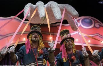 La comparsa “Los esclavos”