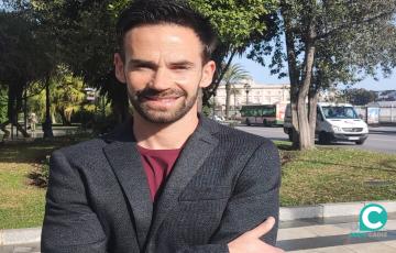 El candidato a la alcaldía de Adelante Cádiz, David de la Cruz 