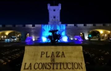 La nueva fuente cibernética de la Puerta de Tierra se inaugura este jueves.