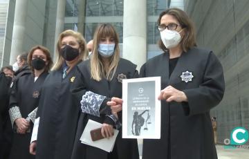 Imagen de una de las movilizaciones de los letrados de la Administración de Justicia 