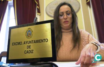 La concejala de Cultura y Fiestas, Lola Cazalilla 