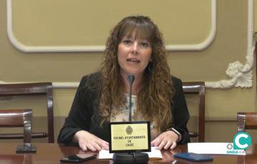 La portavoz del Gobierno Municipal, Lorena Garrón 