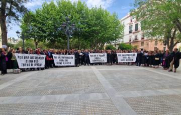Protesta Colegio Oficial de Abogados de Cádiz
