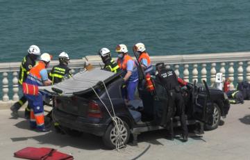El paseo de Santa Bárbara acoge simulacro de emergencias 