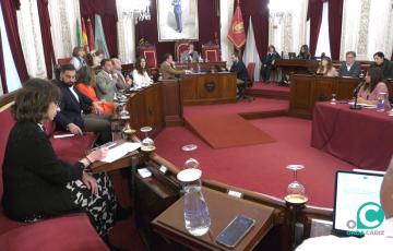 Pleno extraordinario del Ayuntamiento de Cádiz